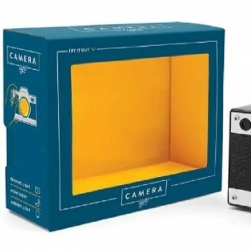 Camera Bedside Lamp Retro LED USB Charging