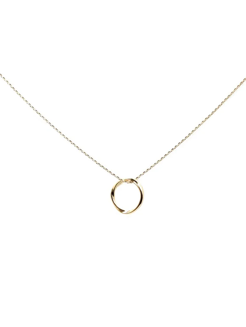 Carmen Circle Necklace Gold