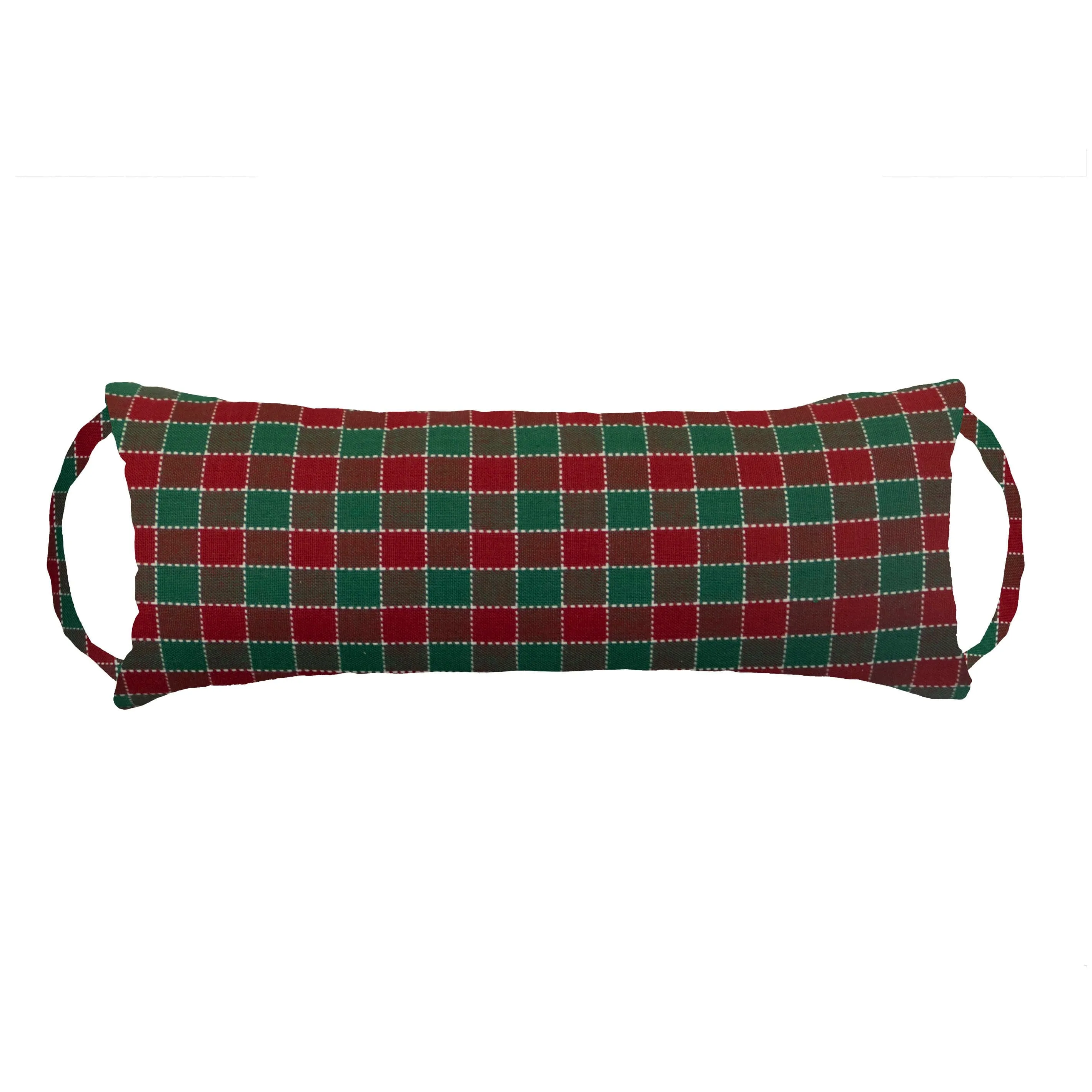 Checkers Red and Green Rocker Back Extender Headrest Pillow