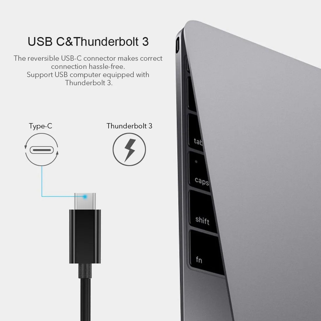 Choetech USB C To Ethernet Adapter, USB 3.1 Type C To RJ-45 10/100/1000 Gigabit Ethernet LAN Network Adapter