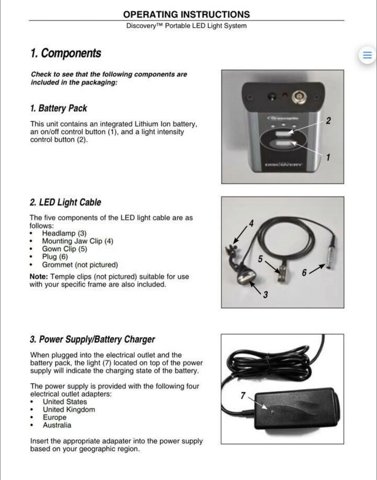 Copy Brand new Orascoptic Discovery Dental Loupe Light System With 3 Years Warranty