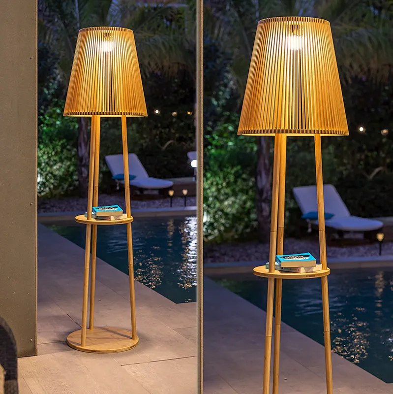 Cordless floor lamp with solar charging OKINAWA