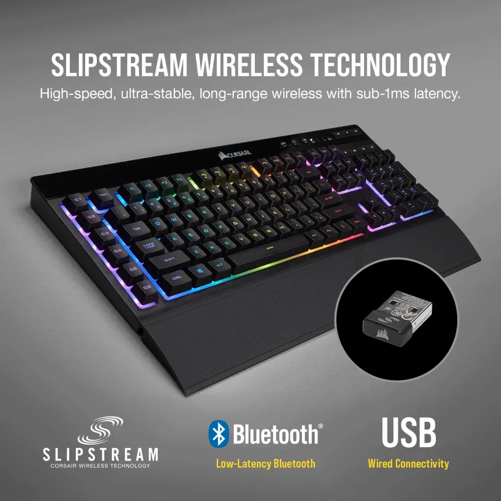 Corsair K57 RGB WIRELESS Gaming Keyboard CH-925C015-NA