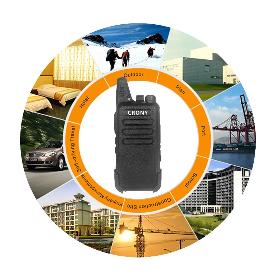 CRONY 5W F6smart walkie-talkie Walkie Talkie Professional FM Transceiver F6 1-3 KM