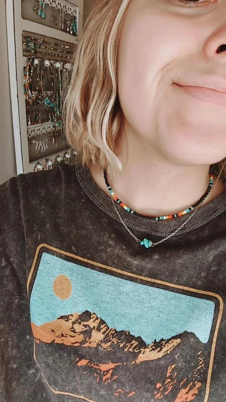 Dainty turquoise Choker