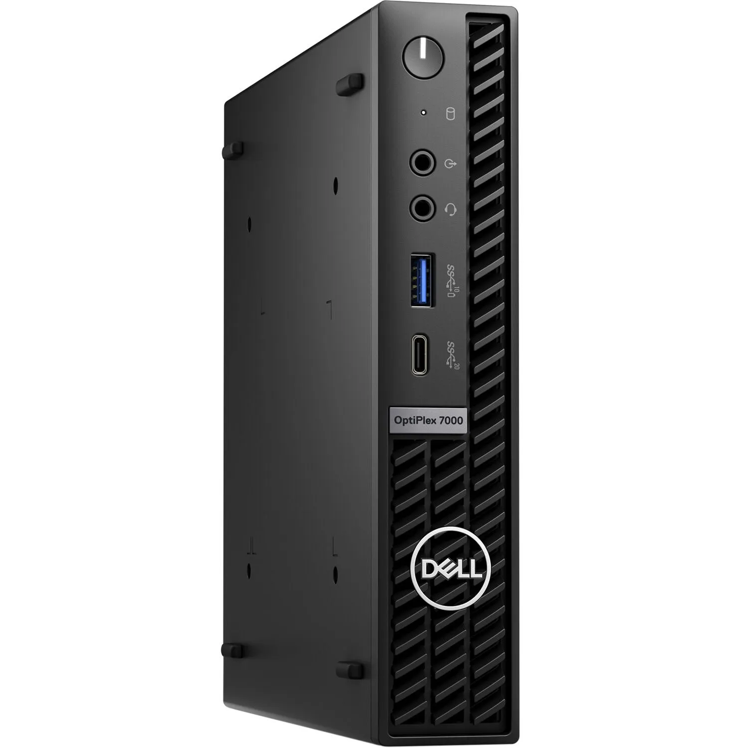 Dell OptiPlex 7000 Desktop Computer - Intel Core i5 12th Gen i5-12500T Hexa-core (6 Core) 2 GHz - 16 GB RAM DDR4 SDRAM - 256 GB M.2 PCI Express NVMe 3.0 x4 SSD - Micro PC - Black - Intel Chip - Window