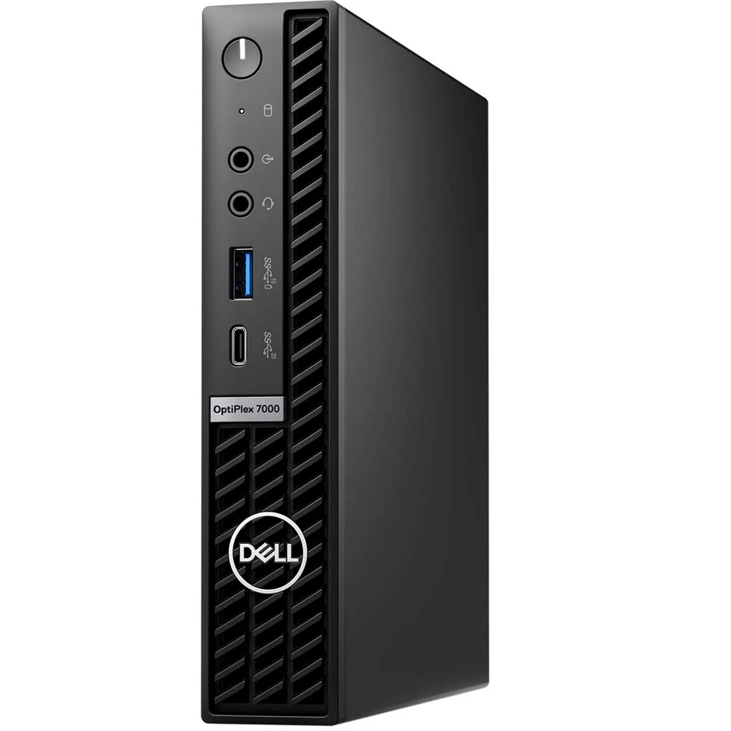 Dell OptiPlex 7000 Desktop Computer - Intel Core i5 12th Gen i5-12500T Hexa-core (6 Core) 2 GHz - 16 GB RAM DDR4 SDRAM - 256 GB M.2 PCI Express NVMe 3.0 x4 SSD - Micro PC - Black - Intel Chip - Window