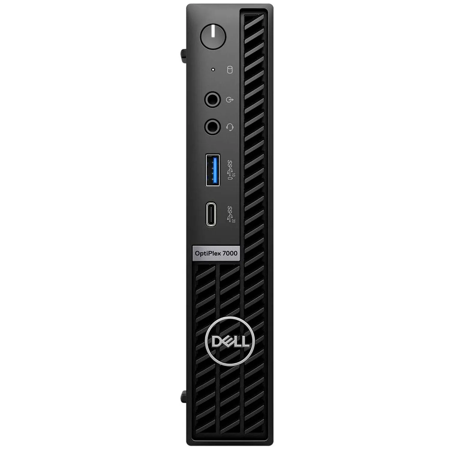 Dell OptiPlex 7000 Desktop Computer - Intel Core i5 12th Gen i5-12500T Hexa-core (6 Core) 2 GHz - 16 GB RAM DDR4 SDRAM - 256 GB M.2 PCI Express NVMe 3.0 x4 SSD - Micro PC - Black - Intel Chip - Window