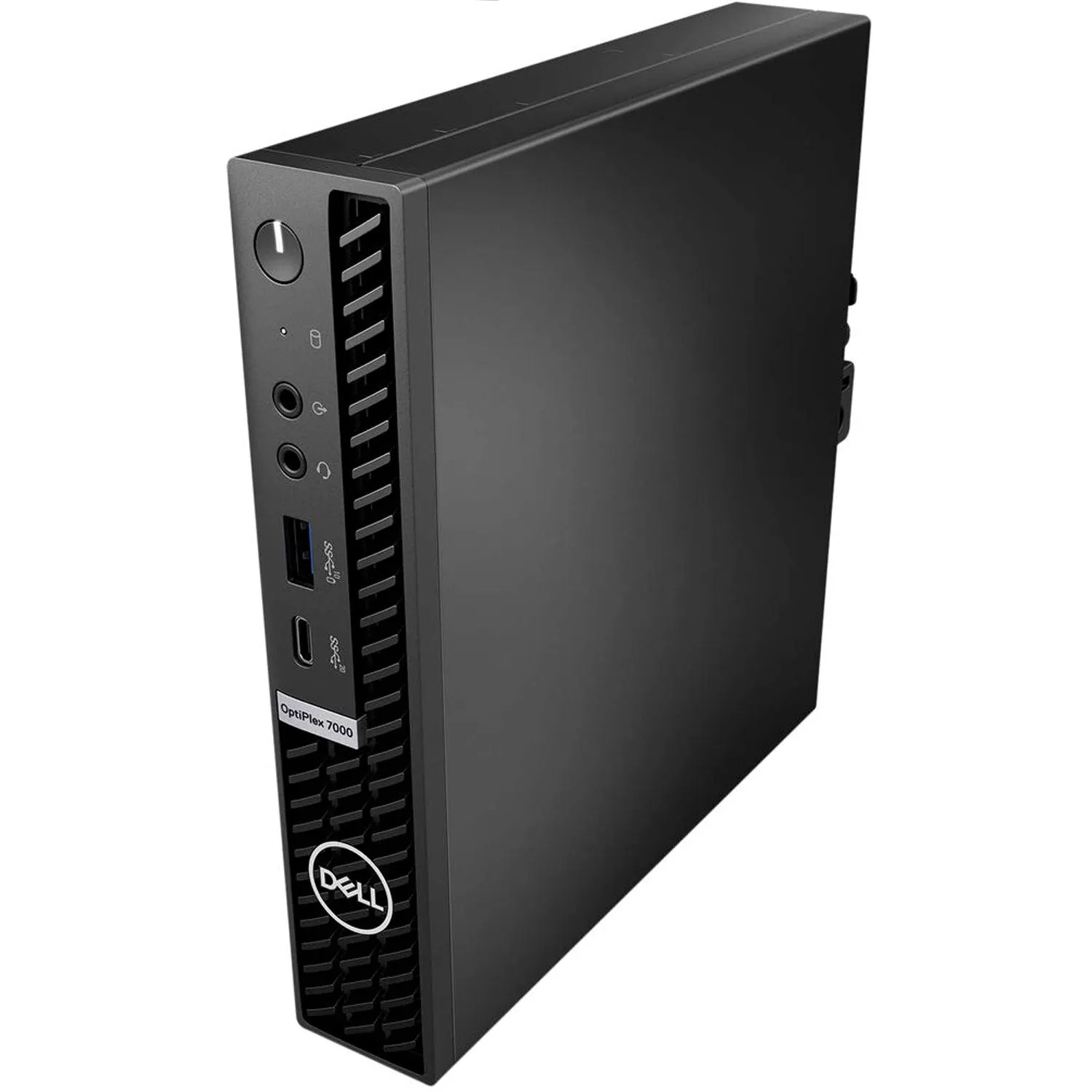 Dell OptiPlex 7000 Desktop Computer - Intel Core i5 12th Gen i5-12500T Hexa-core (6 Core) 2 GHz - 16 GB RAM DDR4 SDRAM - 256 GB M.2 PCI Express NVMe 3.0 x4 SSD - Micro PC - Black - Intel Chip - Window