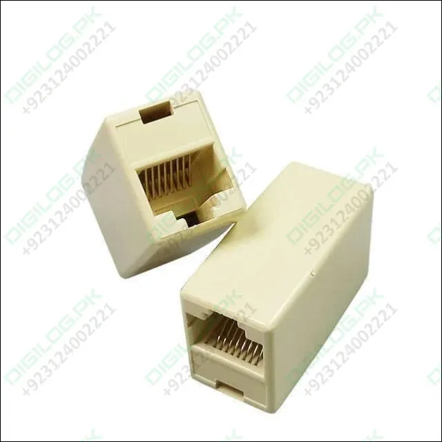 Dell Rj45 Female To Female Network Lan Connector Adapter Coupler Extender Rj45 Ethernet Cable Join Extension Converter Coupler In Pakistan