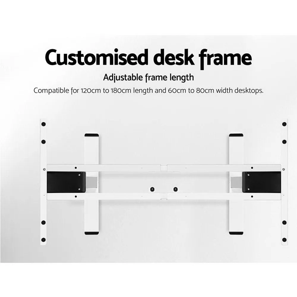 Dual Motor Adjustable Standing Desk Frame & Desktop Set - Artiss