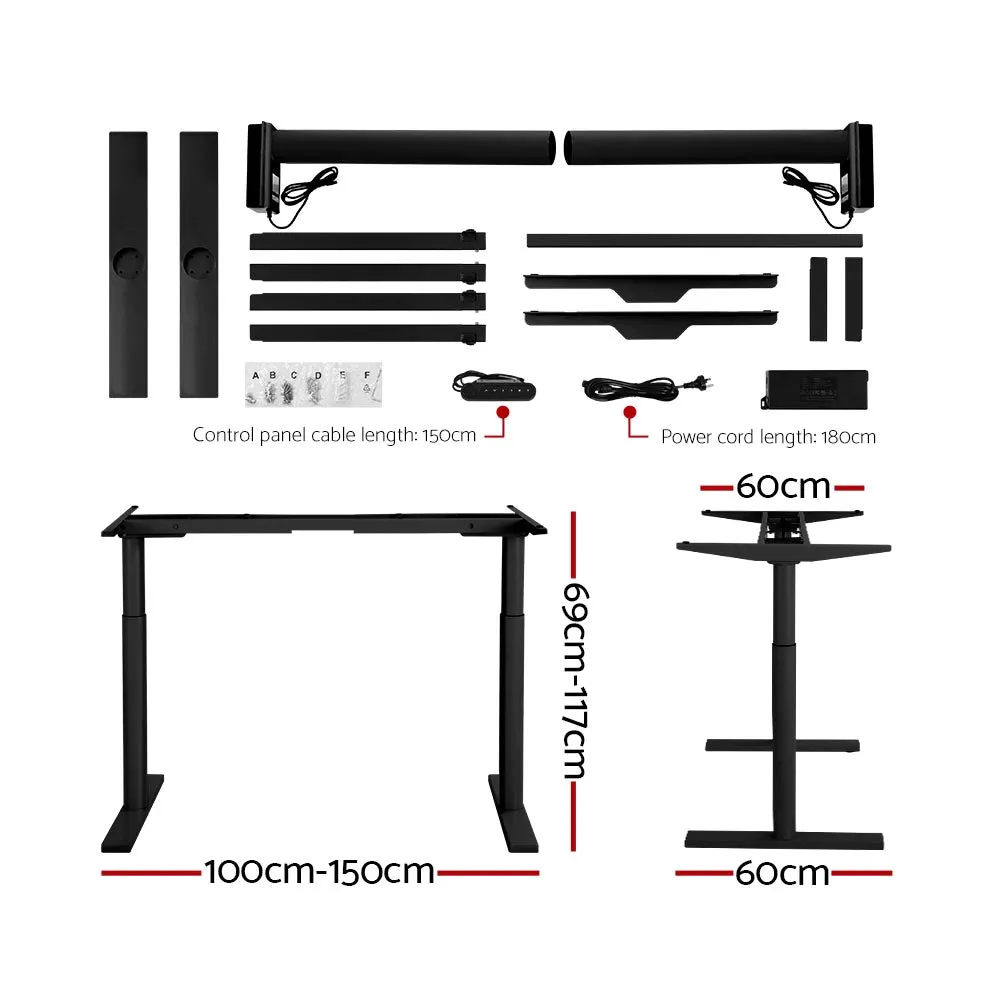 Dual Motor Electric Standing Desk, Adjustable Height, Artiss