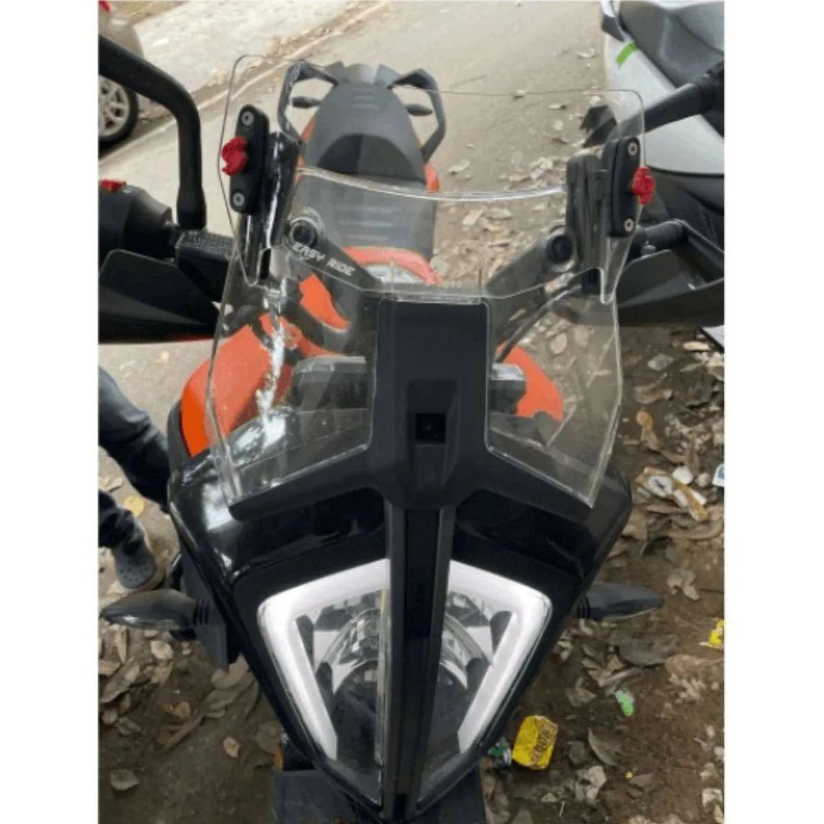 Easy Ride Clip-On Windshield Extender for KTM