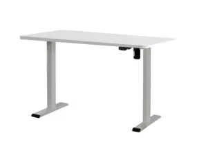 Electric Standing Desk Motorised Adjustable Sit Stand Desks Grey White