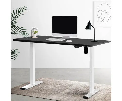 Electric Standing Desk Motorised Adjustable Sit Stand Desks White Black