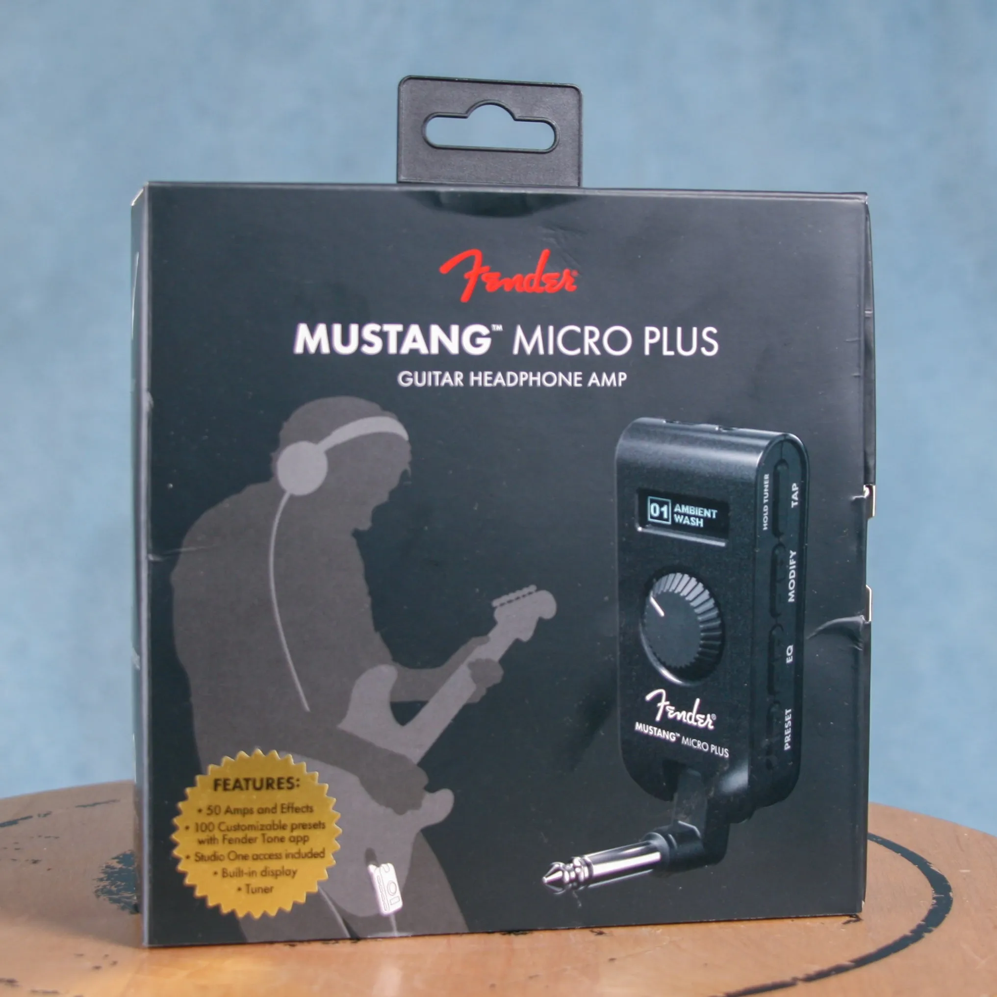 Fender Mustang Micro Plus Guitar Headphone Amplifier - Preowned