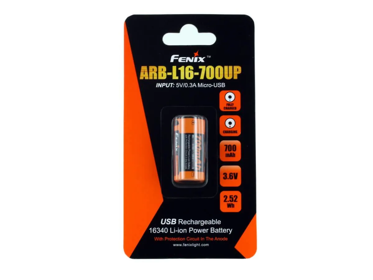 Fenix ARB-L16-700UP USB Rechargeable Battery (700mAh)