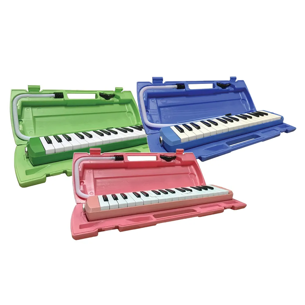 Fernando 32 Keys Melodion Keyboard Piano with Short Mouth Piece and Plastic Case (Blue, Green, Pink) | MM-32N