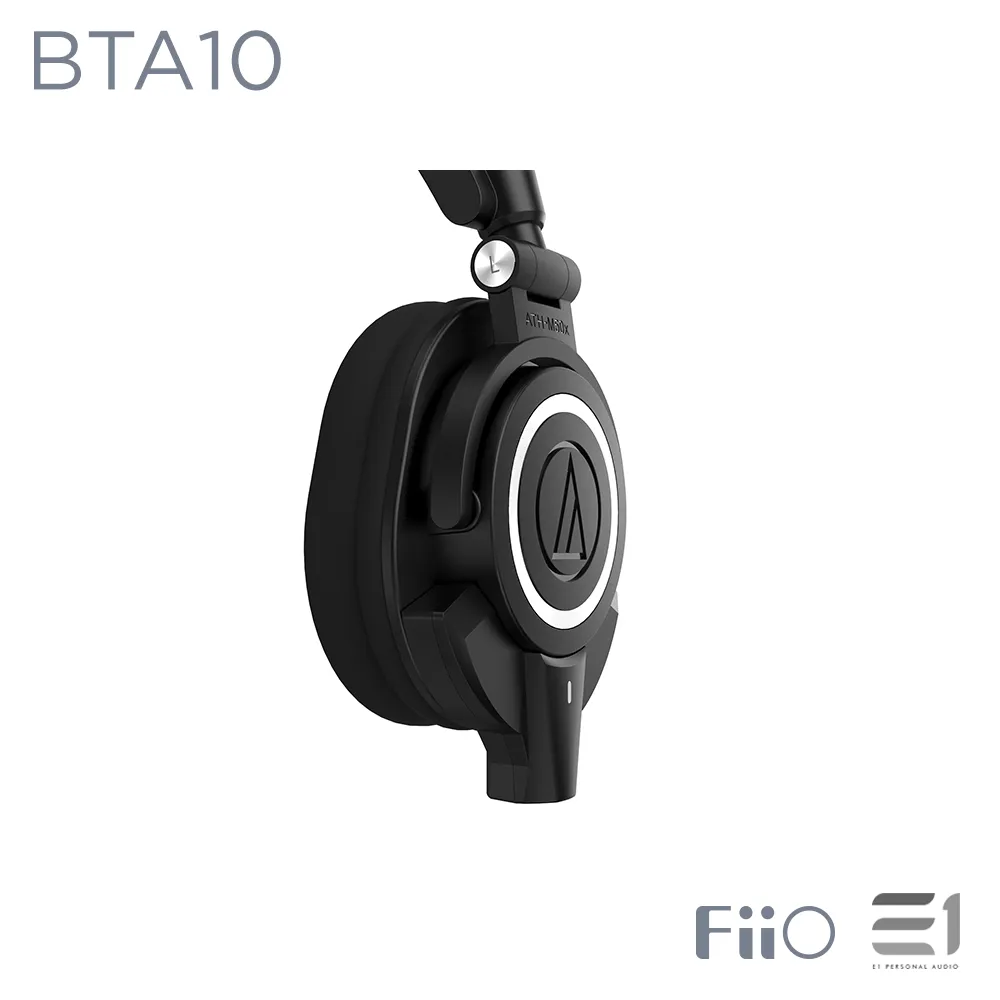 FiiO BTA10 Bluetooth Adaptor for Audio-Technica ATH-M50x and ATH-MSR7