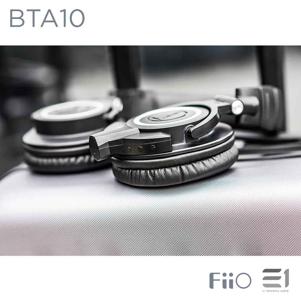 FiiO BTA10 Bluetooth Adaptor for Audio-Technica ATH-M50x and ATH-MSR7