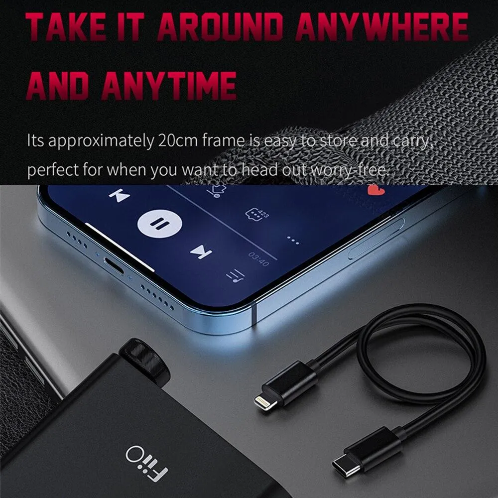 FiiO LT-LT3 Type-C To Lightning OTG Cable For iOS With BTR5