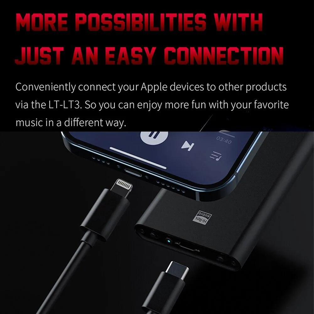 FiiO LT-LT3 Type-C To Lightning OTG Cable For iOS With BTR5