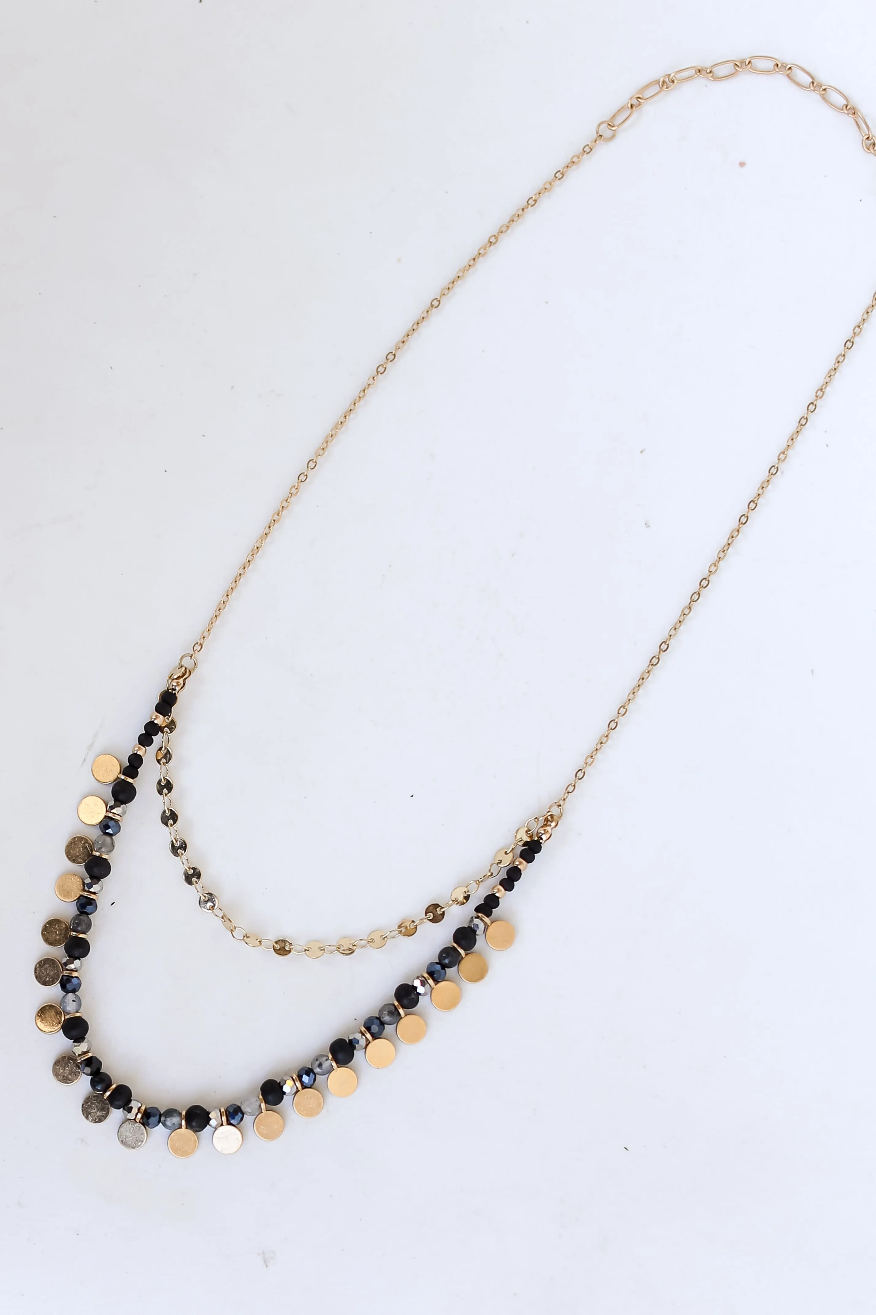 FINAL SALE - Aspen Beaded Layered Necklace