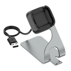 Fitbit Versa 2 aluminum charging dock bracket - Grey