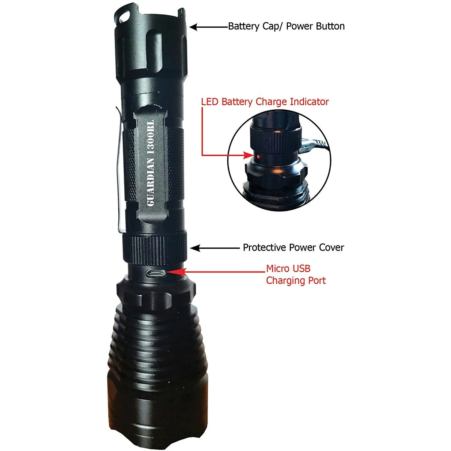 Guardian 1300RL Tactical Flashlight