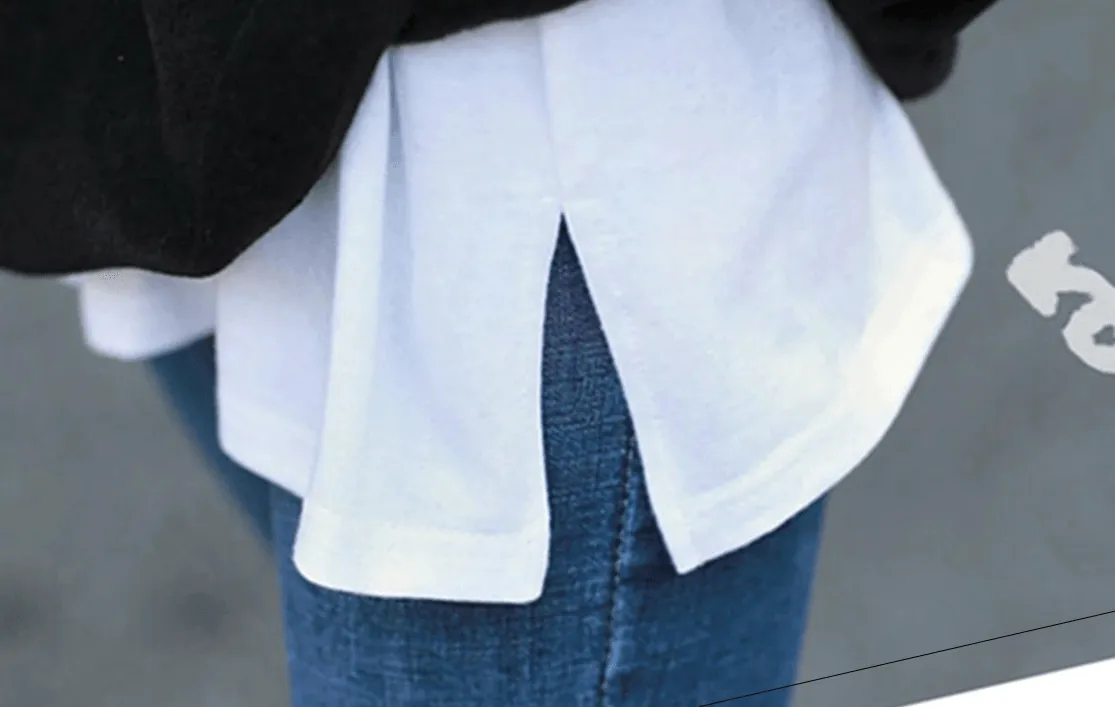 High waist layering skirt- Shirt extender