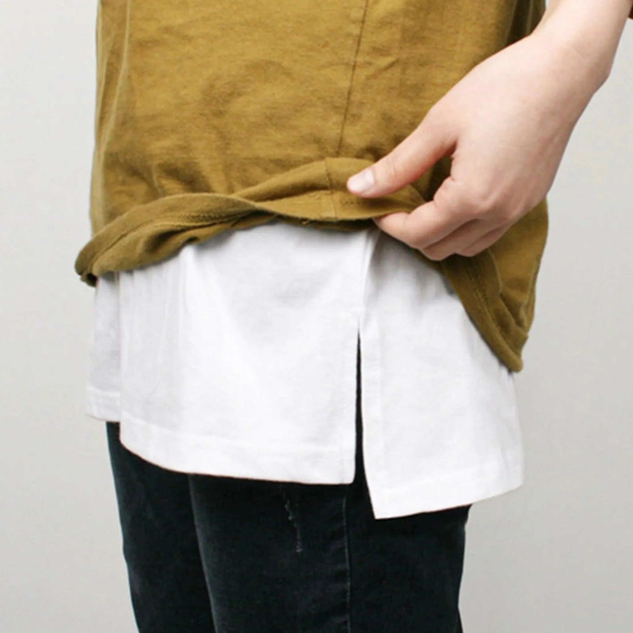 High waist layering skirt- Shirt extender