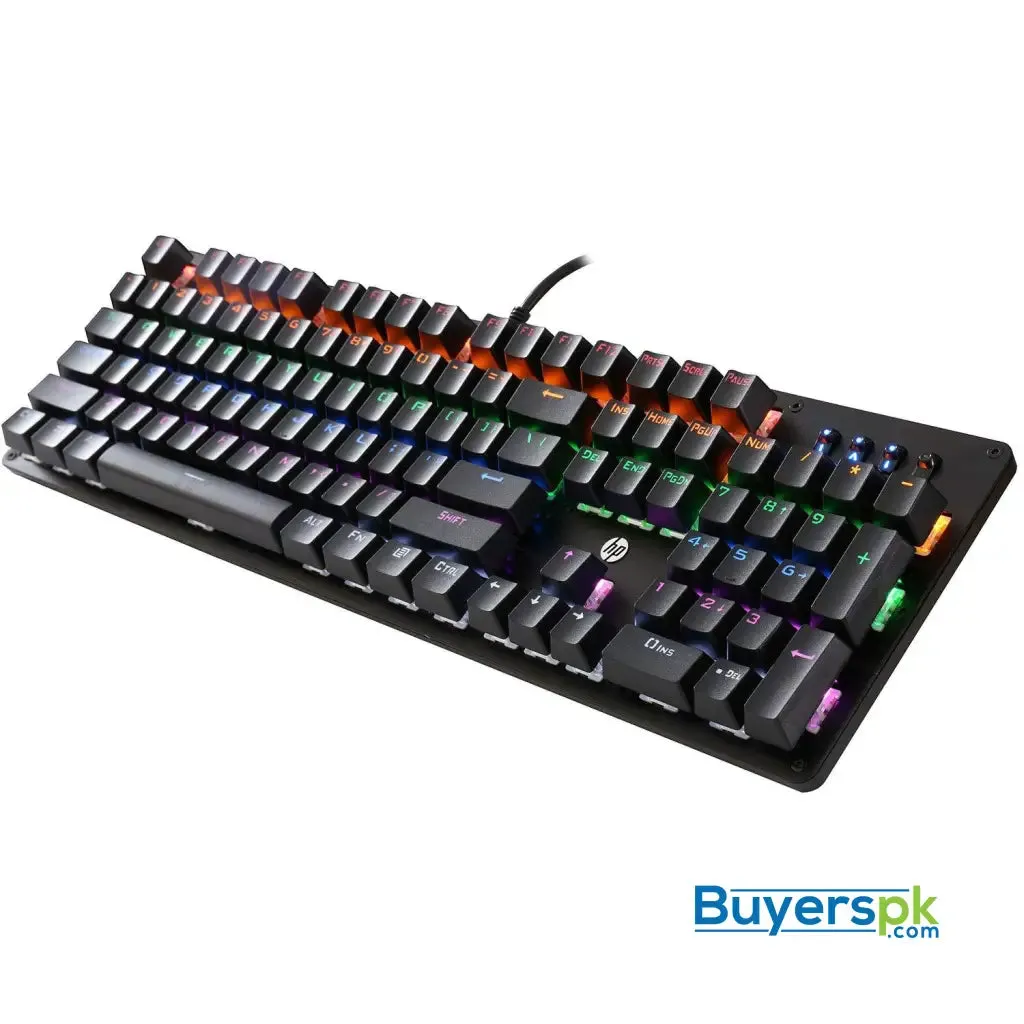 Hp Gk100f Real Mechanical Keyboard Gaming Blue Switch