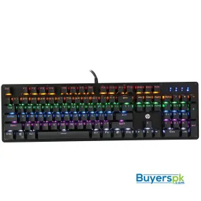 Hp Gk100f Real Mechanical Keyboard Gaming Blue Switch