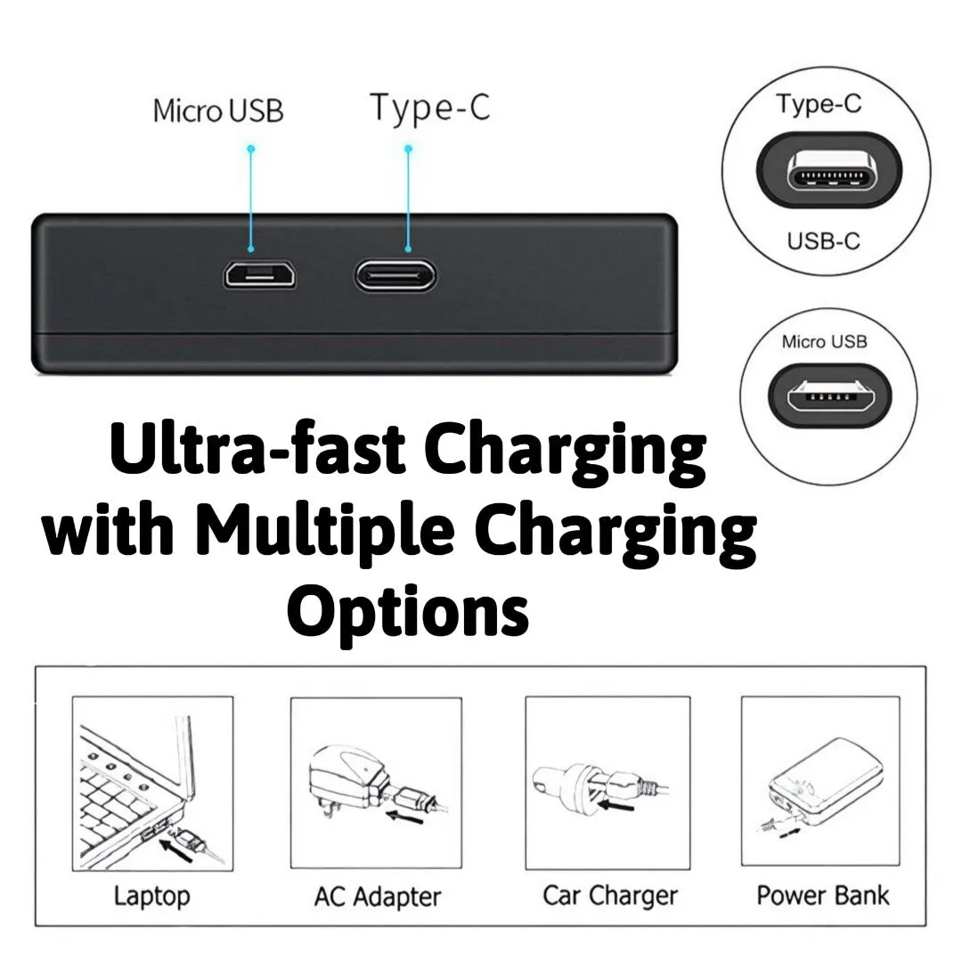 HRIDZ EN-EL23 Battery Charger for Nikon Coolpix B700 S810c P600 P610S P900S