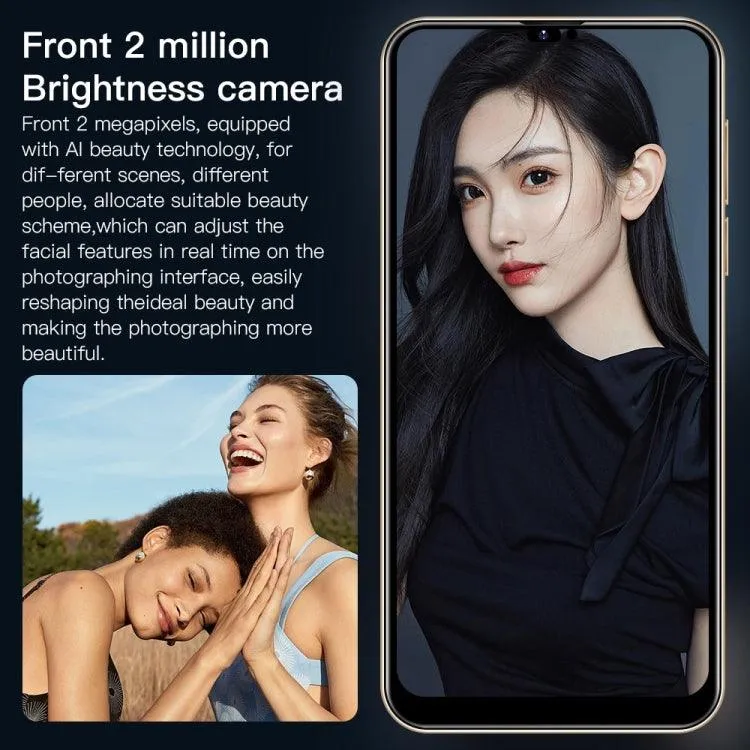 i14 Pro Max N86 Smartphone - 6.3" Display, 4GB RAM, 32GB ROM, Face ID, Android 10, MTK6737 Quad-Core, 4G Network, Includes 64GB TF Card