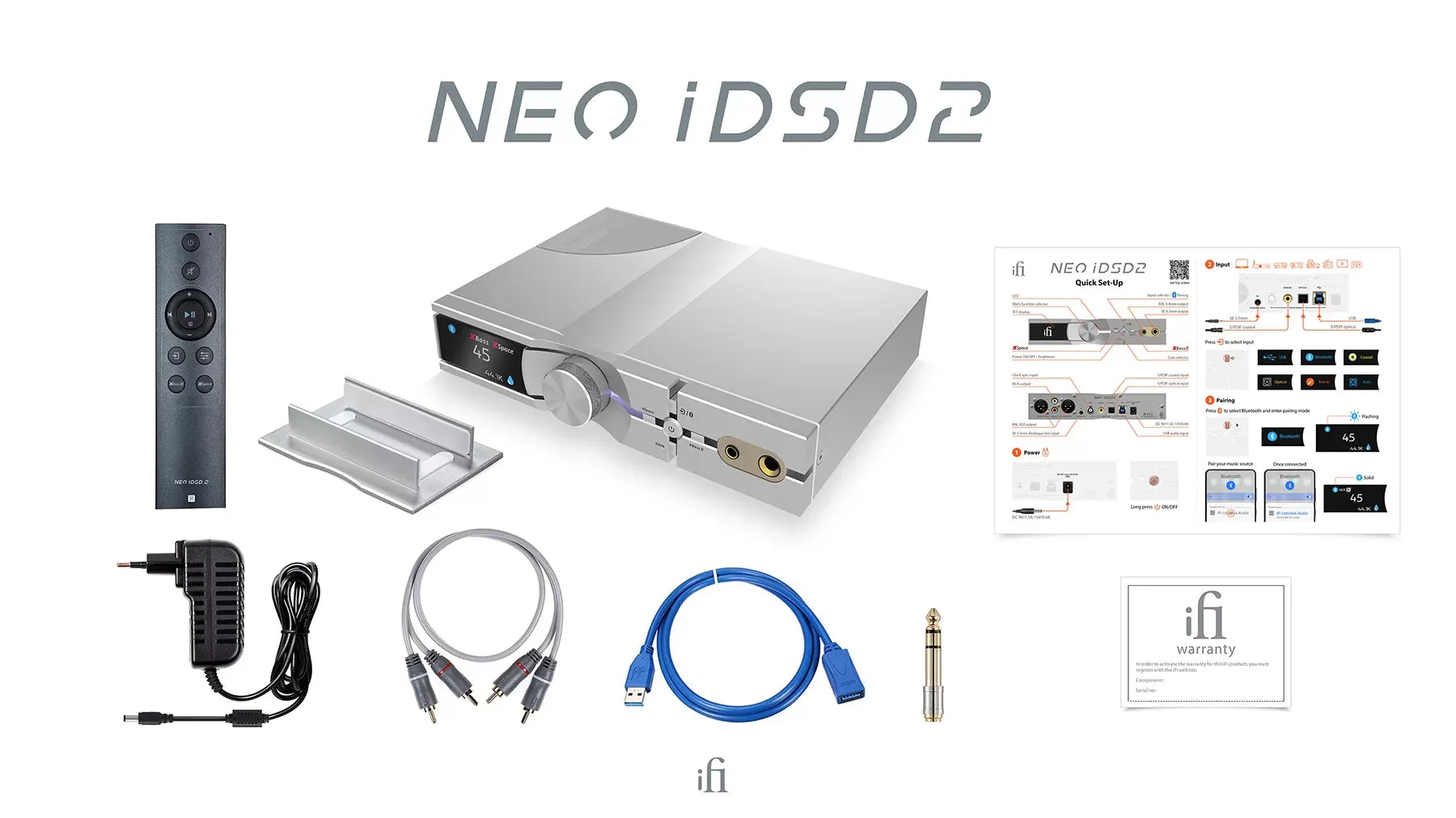 iFi Audio NEO iDSD 2 DAC/Headphone Amp