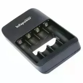 Infapower 4 Channel USB AA/AAA NiMH Battery Charger - Black | 021255