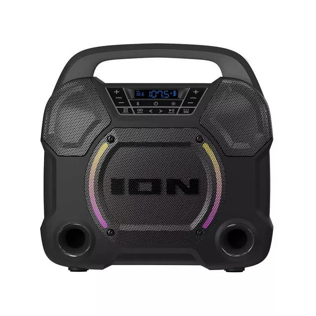 ION Audio 990334256 Trailblazer Roar All-Weather Bluetooth Speaker, Black