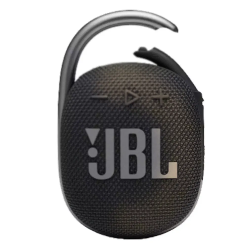 JBL Clip 4 Portable Bluetooth Speaker Black with JBL T110 in Ear Headphones