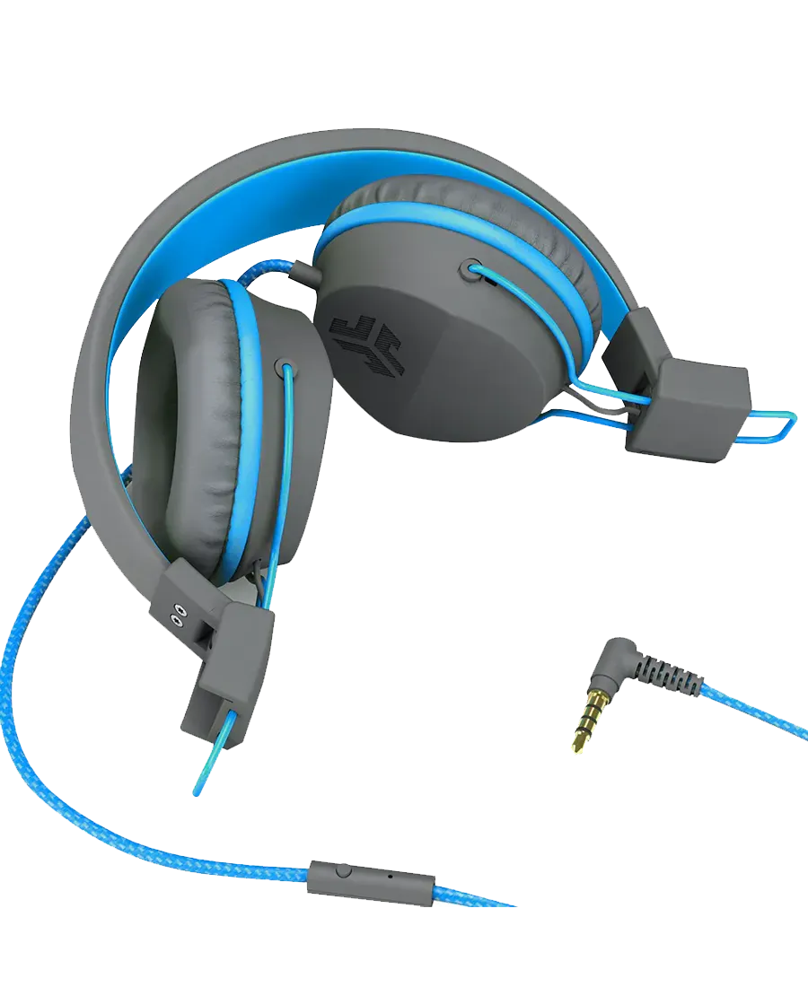 JLAB JBuddies Studio Headphones | Grey / Blue