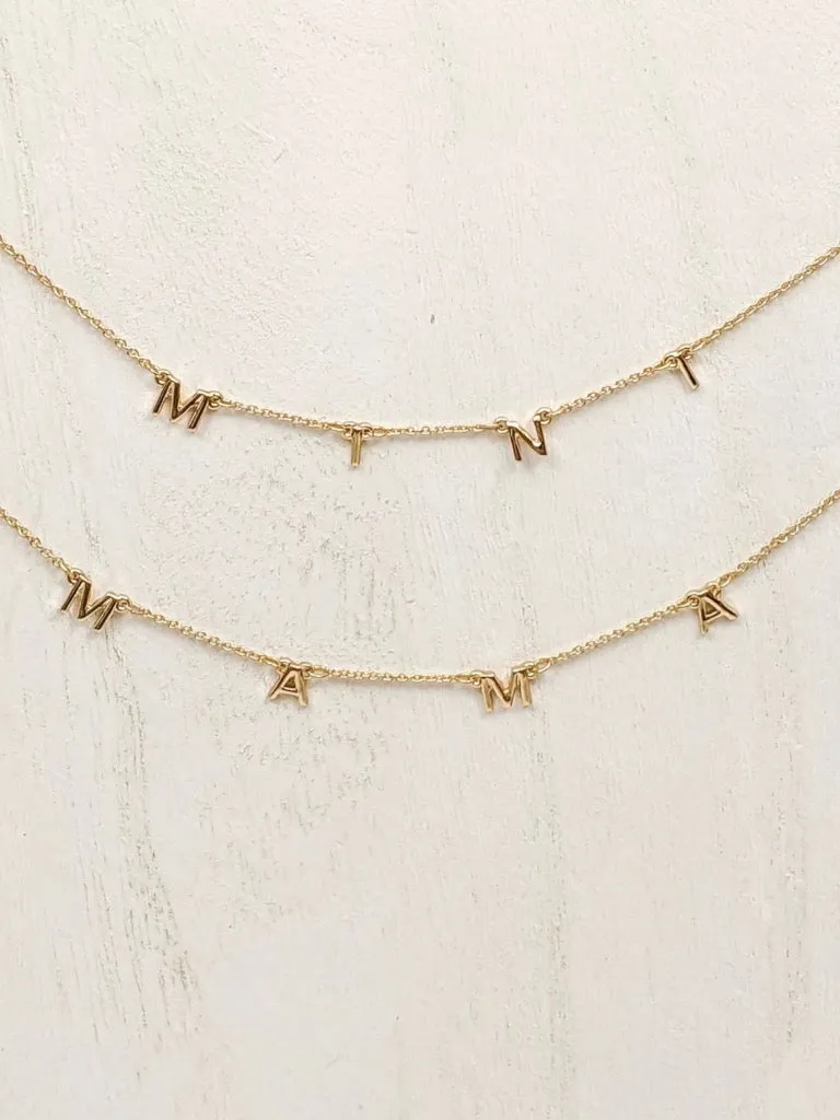 Kady Mama Mini Necklace Set - Gold