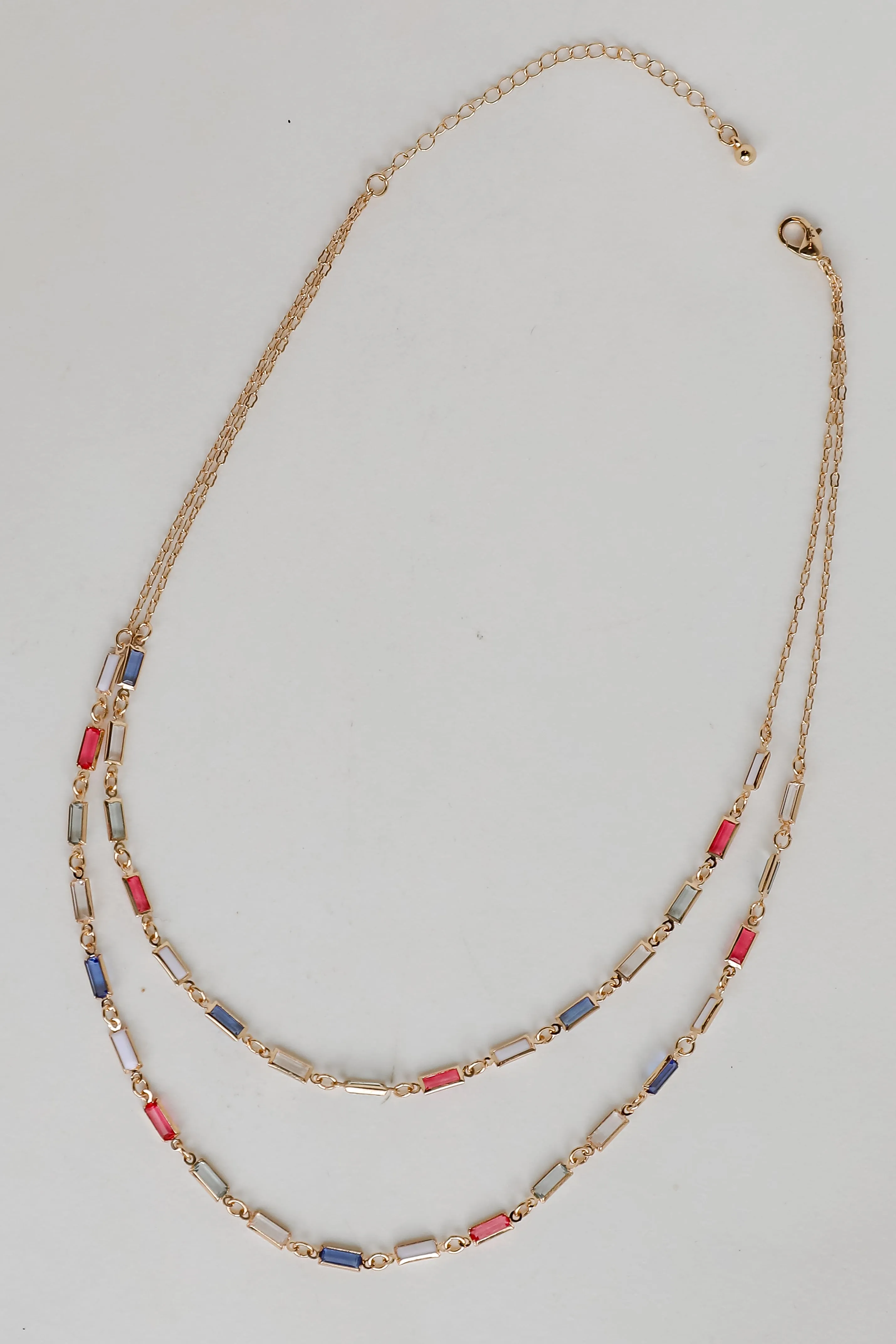 Kennedy Gemstone Layered Necklace