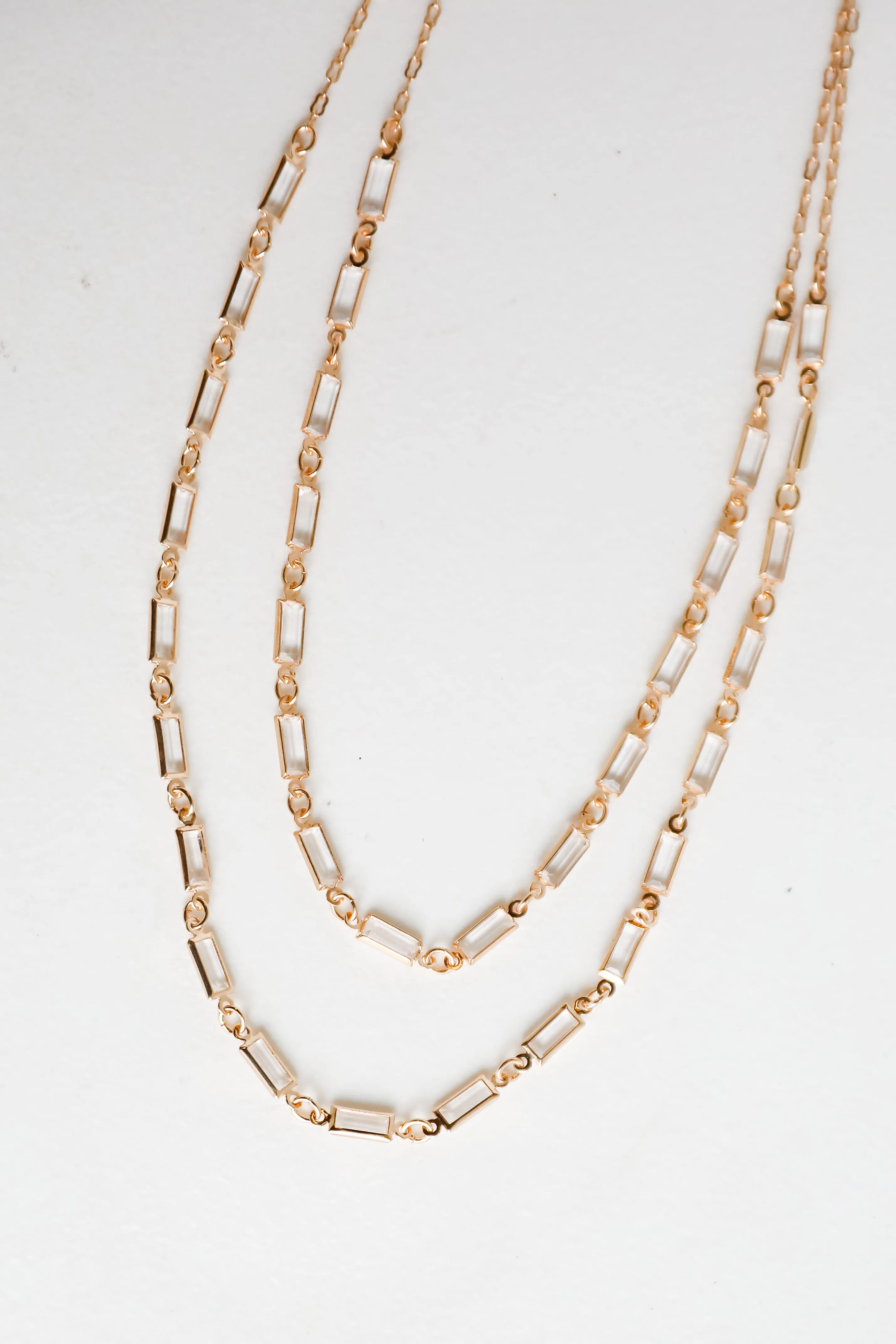 Kennedy Gemstone Layered Necklace