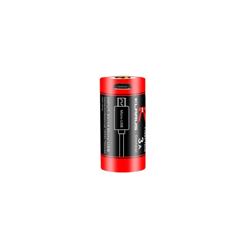 KLARUS 16GT-70UR High Performance Rechargeable 700mAh Battery Lithium Battery