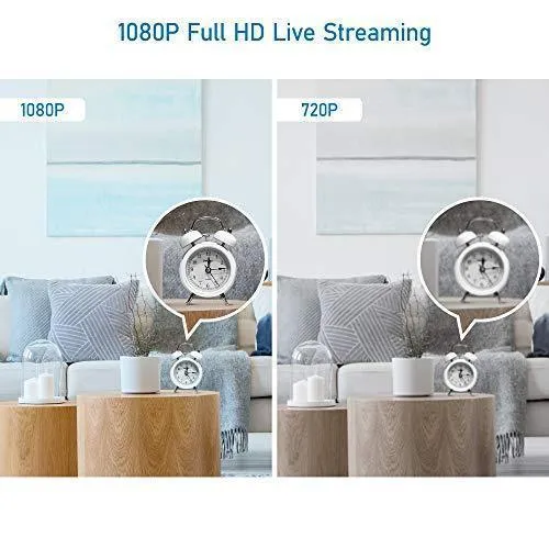 Laview Home Security Camera HD 1080P(2 Pack) AI Human Detection,Include 2 SD Cards,32GB Two-Way Audio,Night Vision,WiFi Indoor Surveillance for Baby/pet,Alexa and Google,Cloud Service (US Server)