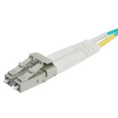 LC/APC to SC/APC OS2 Duplex 2.0mm Fiber Optic Patch Cord, OFNR, Singlemode 9/125, Yellow Jacket, Green Connector, 2 meter (6.6 ft)