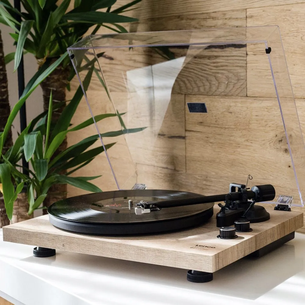 Lenco 42cm Turntable with Bluetooth Connectivity (Pine)