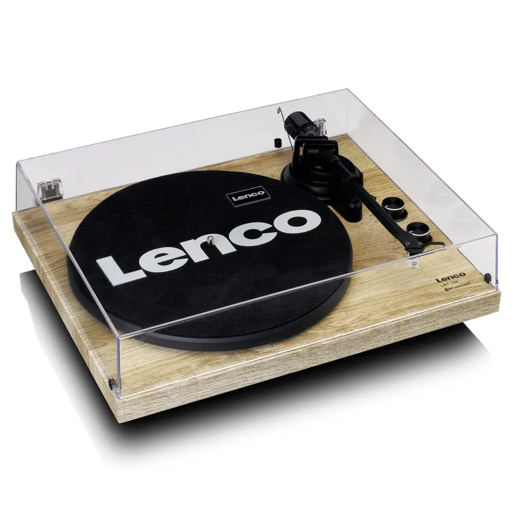 Lenco 42cm Turntable with Bluetooth Connectivity (Pine)