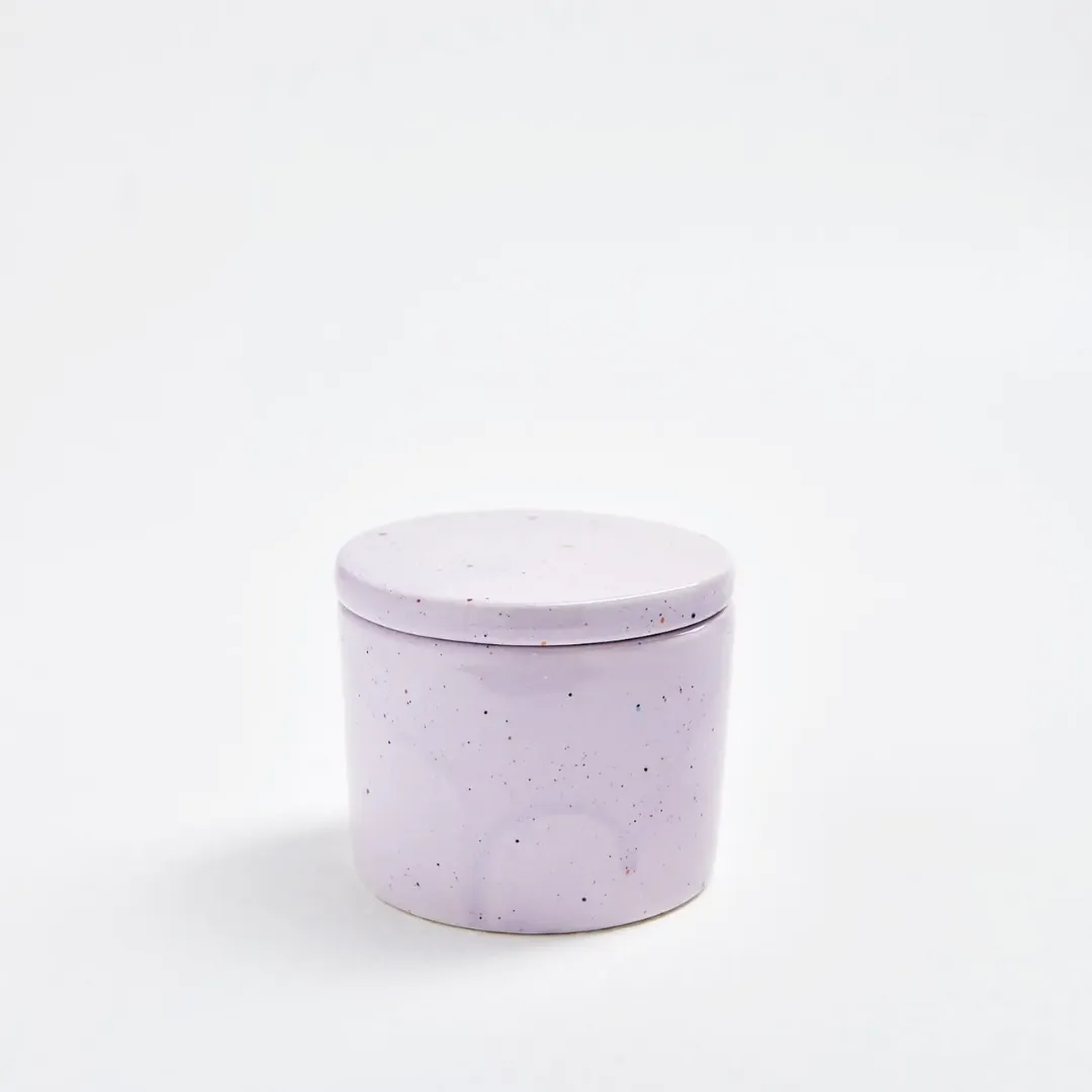 Lilac Party Jar With Lid