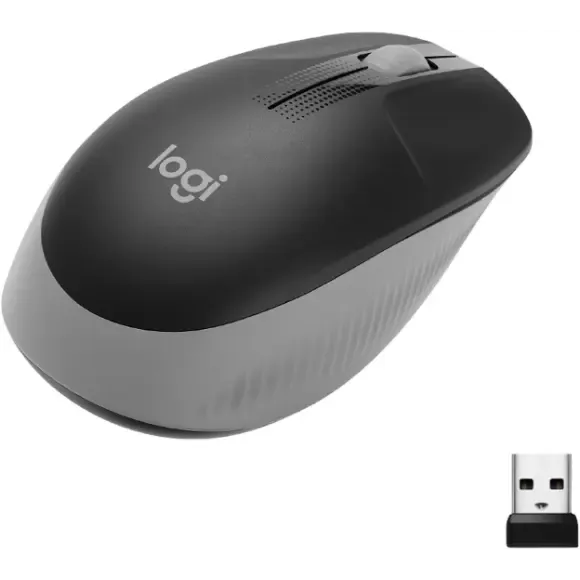 LOGITECH M191 Full-size wireless mouse - MID GREY